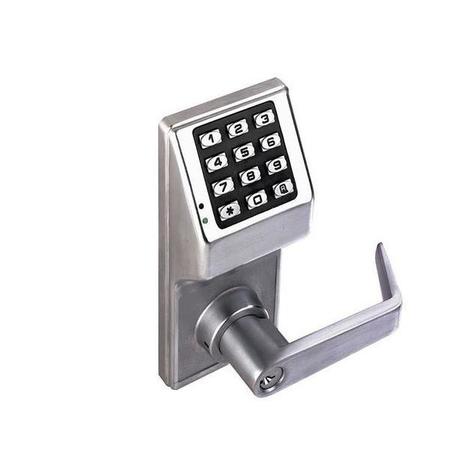 ALARM LOCK AlarmLock: Trilogy DL2700WP T2 Weatherproof Keypad Lever Lock / Satin Chrome 26D ALL-DL2700WP-26D